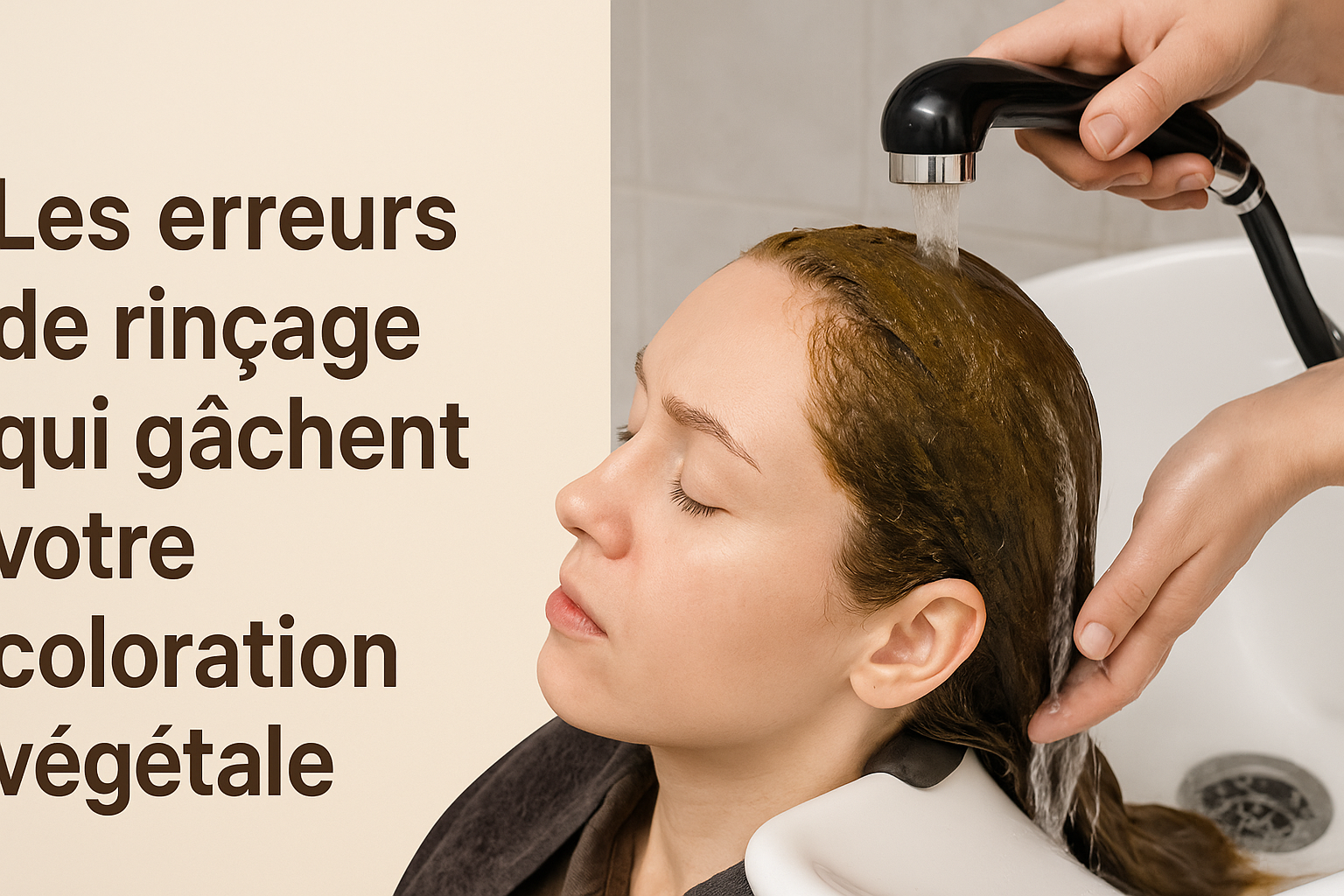 12 Les erreurs de rinçage qui gâchent votre coloration végétale