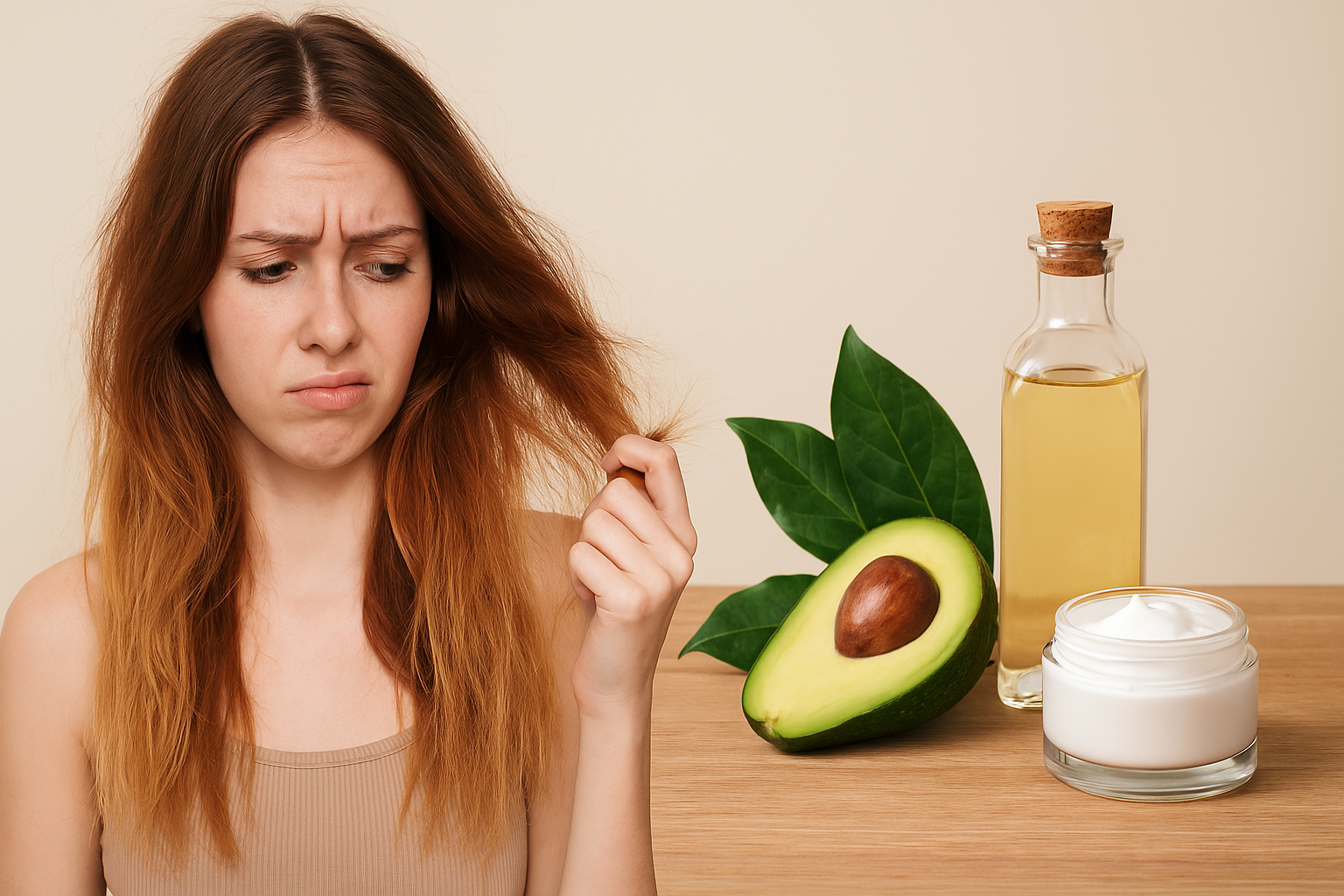 Soins réparateurs naturels pour cheveux abîmés par la coloration chimique