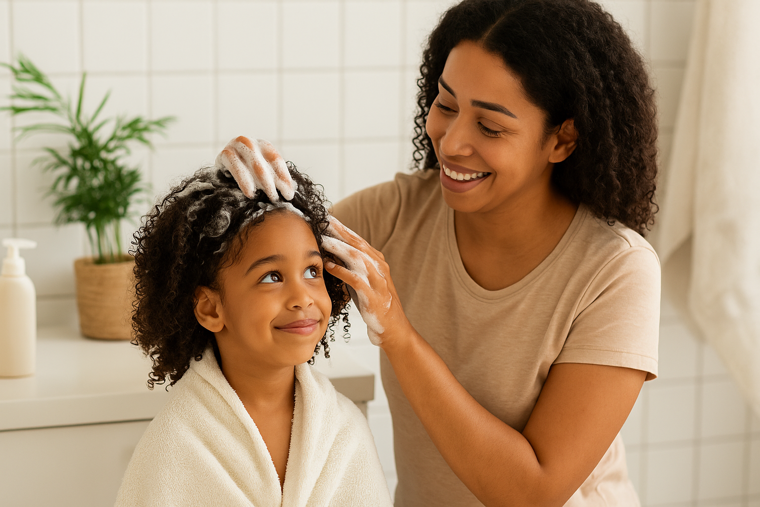 Soins capillaires naturels pour enfants : ce qui est vraiment doux et sûr